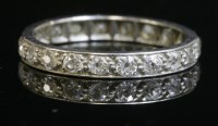 Lot 400 - An Art Deco white gold