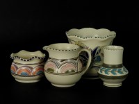 Lot 397 - A large collection of Poole and Honiton pottery items