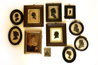 Lot 1081 - A small quantity of 19th century and later silhouettes