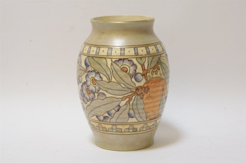 Lot 1166 - A Bursleyware Charlotte Rhead vase