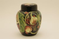Lot 1192 - A Moorcroft Queens Choice ginger jar and cover