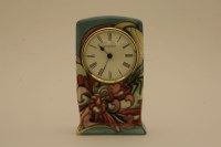 Lot 1193 - A Moorcroft pottery clock
