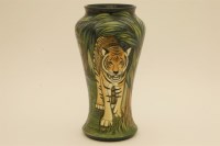 Lot 1201 - A Moorcroft 'Tiger' pattern vase