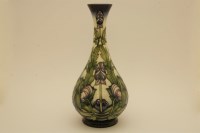 Lot 1210 - A Moorcroft wolfsbane pottery vase