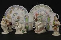 Lot 1285 - A quantity of Royal Doulton 'Snowman' porcelain figures