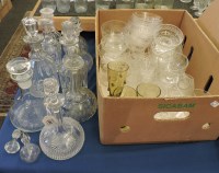 Lot 1301 - A collection of 19th century and later glassware