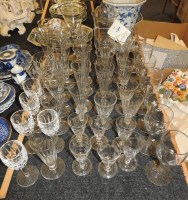 Lot 1309 - A quantity of Victorian and later champagne flutes