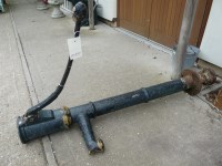 Lot 3075 - A cast iron water pump