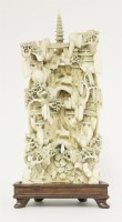 Lot 167 - An ivory carving