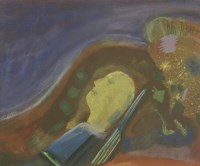 Lot 21 - Harry McCabe
'ORPHEUS BY REDON'
Pastel
50 x 56cm;
together with two other works on paper by different hands (3)