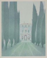 Lot 80 - Gerald Mynott
'CYPRESS AVENUE'
Lithograph
60 x 48cm;
together with two screenprints by other hands (3)