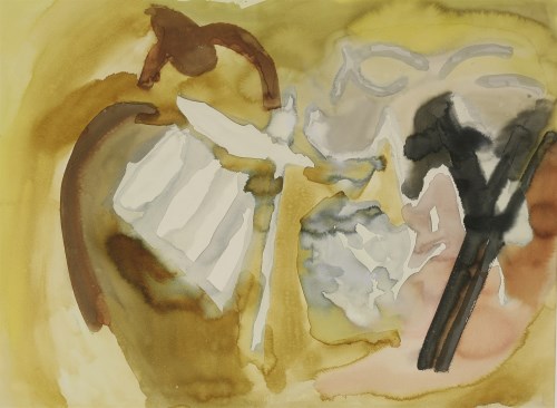 Lot 87 - Tommy Mason
UNTITLED
Watercolour
54 x 73cm;
together with a modern acrylic on canvas (2)