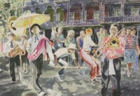 Lot 88 - Raimond Del Noce
'NEW ORLEANS'
Watercolour
72 x 100cm;
together with a modern poster (2)