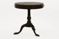 Lot 474 - A 19th century mahogany drum table