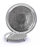 Lot 194 - A George III silver salver