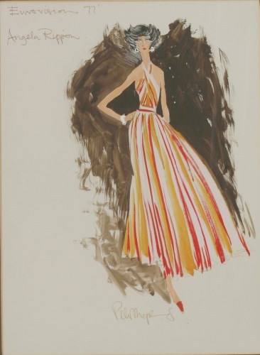 Lot 328 - Peter Shepherd
DRESS DESIGN FOR ANGELA RIPPON