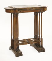 Lot 552 - A set of Regency quartetto tables