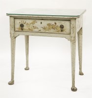 Lot 580 - A George II padfoot side table