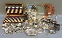 Lot 393 - A quantity of silver plate