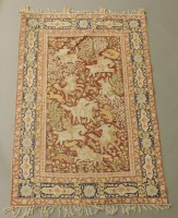 Lot 712 - A 19th century crewel work wall hanging