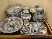 Lot 432 - Victorian and later blue and white china tureens