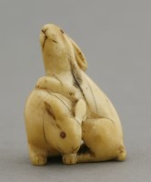 Lot 305 - An ivory Okimono