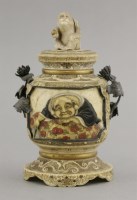 Lot 306 - A fine Shibayama Vase and Cover