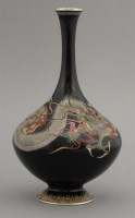 Lot 454 - A cloisonné onion form vase