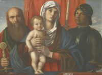 Lot 267 - After Giovanni Bellini
MADONNA AND CHILD WITH ST. PAUL AND ST. GEORGE
Watercolour
52 x 37cm