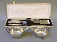 Lot 99 - Two silver sauce boats