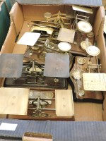 Lot 551 - A quantity of early 20th century and later brass postal scales