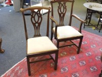 Lot 693 - Six reproduction dining chairs