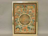 Lot 303 - A 19th century Tibetan thanka