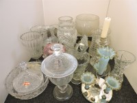 Lot 208 - A quantity of Georgian and later glassware