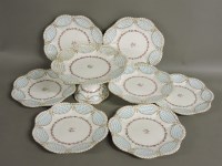 Lot 279 - ##Two china part dessert services