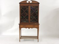 Lot 540 - ##An Edwardian inlaid mahogany display cabinet