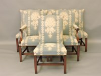 Lot 413 - A set of six boardroom chairs