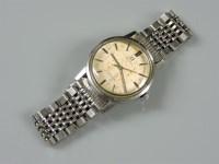 Lot 9 - A gentleman's stainless steel Omega Seamaster mechanical bracelet watch