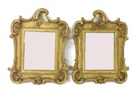 Lot 414A - A pair of gilt framed wall mirrors