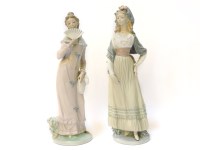 Lot 141 - A Lladro and a Nao figure boxed