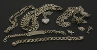Lot 129 - A collection of silver items