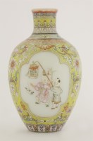 Lot 343 - A Peking glass vase
