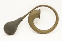 Lot 106 - A pre-war brass car horn