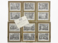 Lot 451 - After William Hogarth
INDUSTRY AND IDLENESS
The set of twelve prints