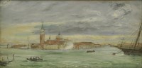 Lot 268 - William White Warren (1832-1912)
A VIEW OF VENICE
Signed on backboard