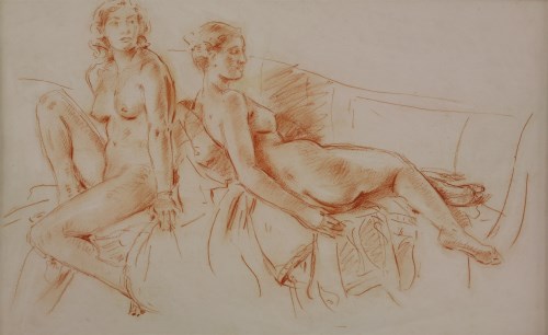 Lot 221 - Wilfred Gabriel de Glehn RA (1870-1951)
STUDIES OF A FEMALE NUDE
Red chalk