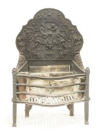Lot 355 - An iron fire basket