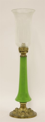 Lot 364 - A candlestick lamp