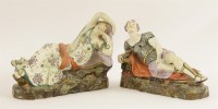 Lot 3 - A pair of Staffordshire pearlware figures