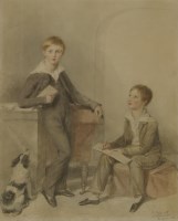 Lot 197 - James Holmes (1777-1860)
PORTRAIT OF HENRY AND FRANK PARKER